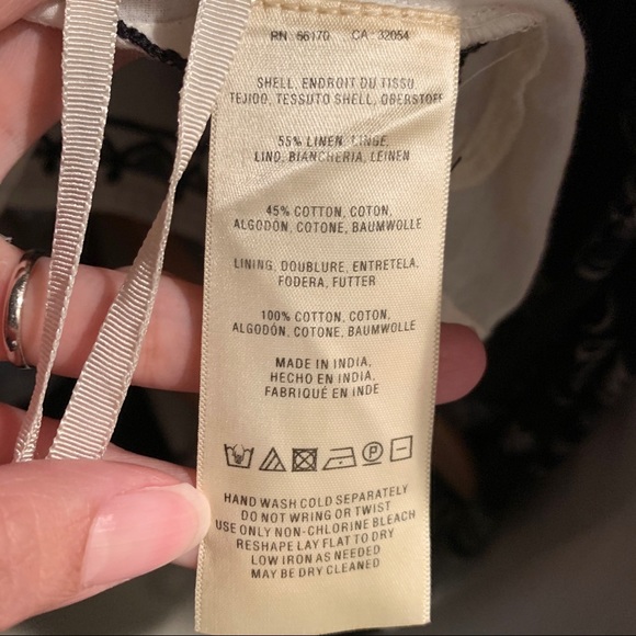 Cream and black embroidered Vanessa Virginia top - Picture 5 of 5